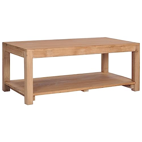 Willood Couchtisch 100x50x40 cm Massivholz Teak