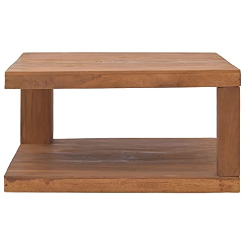 Couchtisch 65x65x33 cm Teak Massivholz,326127