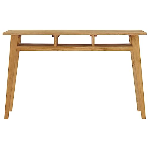 HETFTJN Nachtisch Kleiner Beistelltisch Outdoor Kleiner Tisch Outdoor Bedside Tables - Konsolentisch 120x35x75 cm Teak Massivholz für Balkon Outdoor Schlafzimmer Wohnzimmer