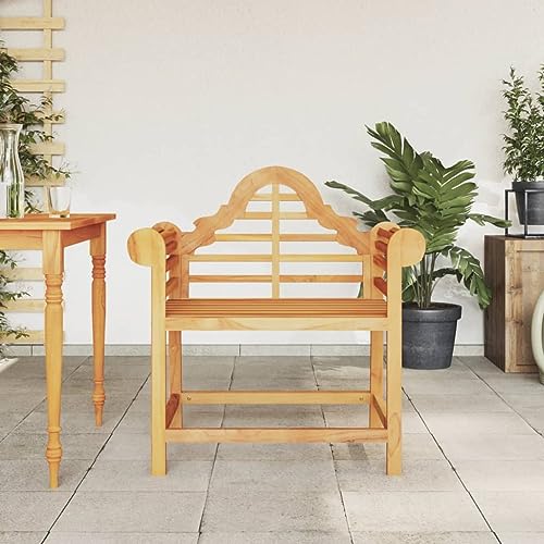 UTSRABFA Gartenstühle Terrassenstuhl Lobby-Stuhl Freizeitstühle Gartenstuhl 88x60x92 cm Massivholz Teak Geeignet für Außenbereich, Garten, Gästezimmer, Rasen