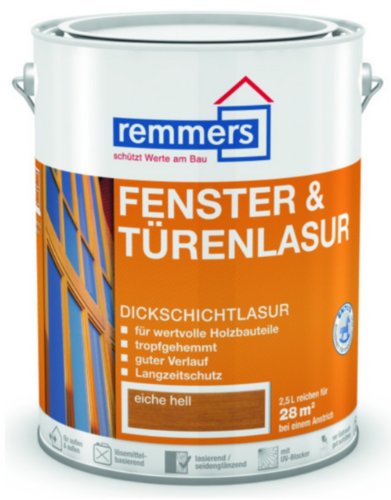 Remmers Fenster & Türenlasur - teak 2,5L