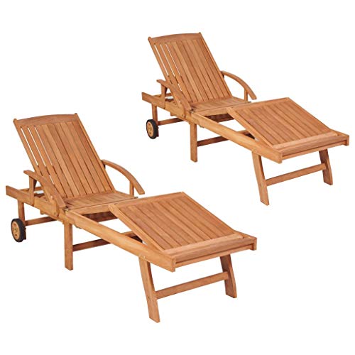 Bequeme Teakholz Sonnenliege Teak