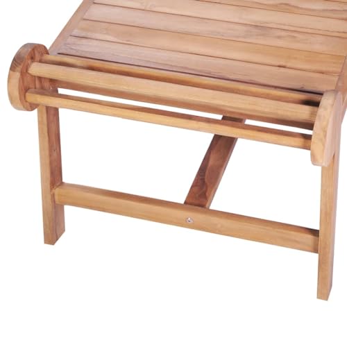 Couchtisch 100 x 50 x 45 cm Teak Massiv,44734