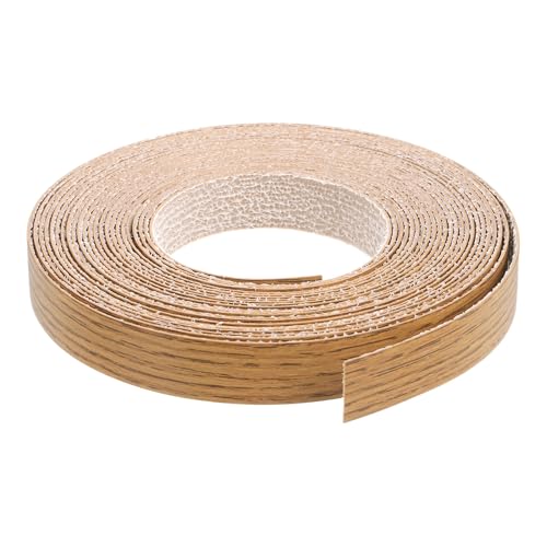 QUARKZMAN Kantenband, 3/4 Zoll x 25ft vorgeleimtes Holzfunierkantenband zum Aufbügeln für Schrankreparatur Möbelrestaurierung, Teak