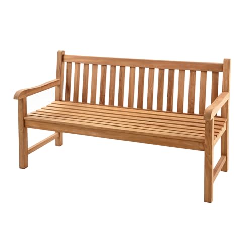 riess-ambiente.de Outdoor Gartenbank Empire Teak 150cm Natur Teakholz