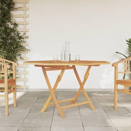 Gartentisch Garten Terrasse Tisch Balkontisch Terrassentisch Freien Esstisch 110x110x75 cm Massivholz Teak